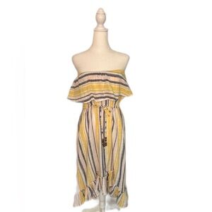 Strapless High Low Dress by blue island